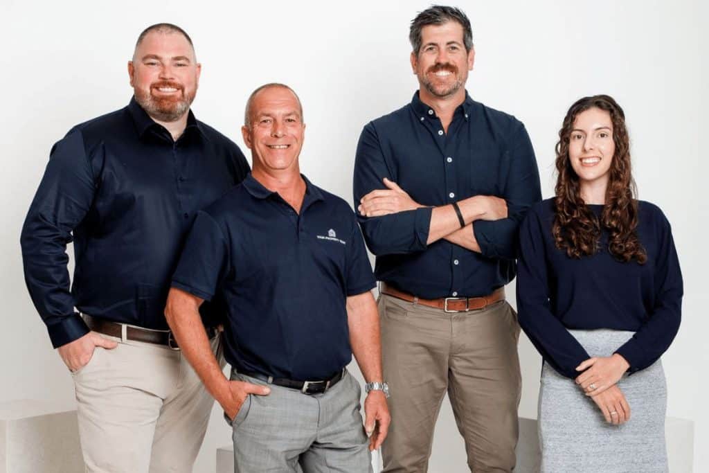 Four members of the Your Property Team team